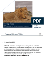 Liderazgo Visible Segunda Semana. Fiscal-01 de Abril-2018