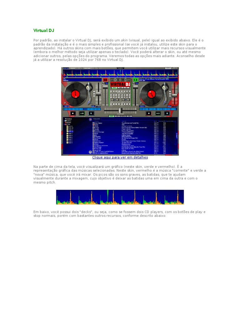 Guia Completo do Virtual DJ | PDF | DJ | Tecnologia de mídia