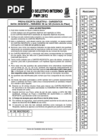 Prova Sargento Pm2012