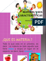 Caracteristicas de La Materia