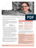 English Language Requirement Fact Sheet