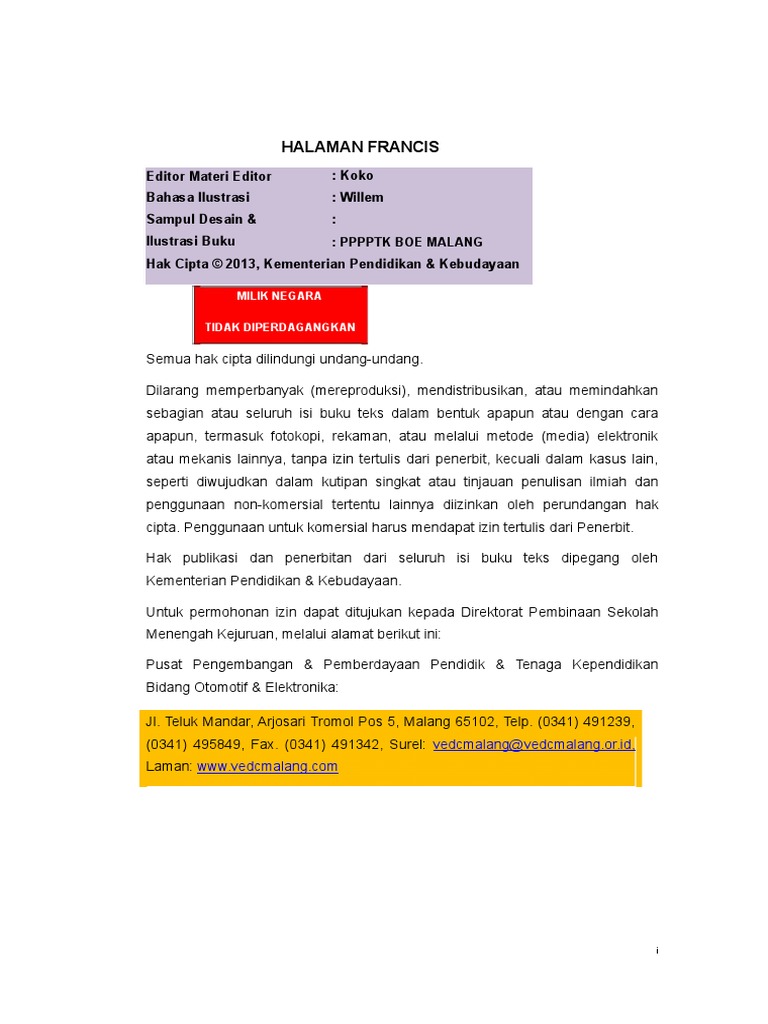 Teknik Dasar Listrik Otomotif