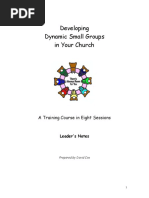 Small Group Ministries in the Local Church Participant’s Guide (1)
