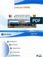 Evaluasi - 1 Bulan SIMRS