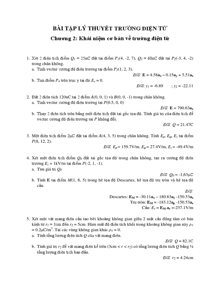 III. Phương Pháp Giải Bài Tập Cường Độ Điện Trường