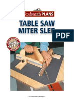 Table Saw Miter Sled PDF