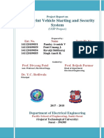 Fingerprint Vehicle Starting and Security System: (UDP Project)