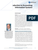 Introduction To Accounting Information Systems: David M. Shapiro