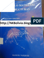 Calculo Matricial de Estructuras - Manuel Vazquez PDF