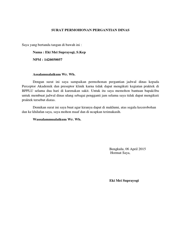 Contoh Surat Permohonan Pertemuan Dengan Menteri englshsimi