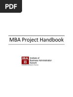 MBA Project Handbook-Final PDF