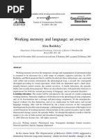 Download Working Memory and Language Baddeley by Meow  SN37723429 doc pdf