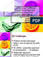 Software Engineering Challenges, Software Engineering Approach, Characteristics of Software Process (CLASS-L2&L3)