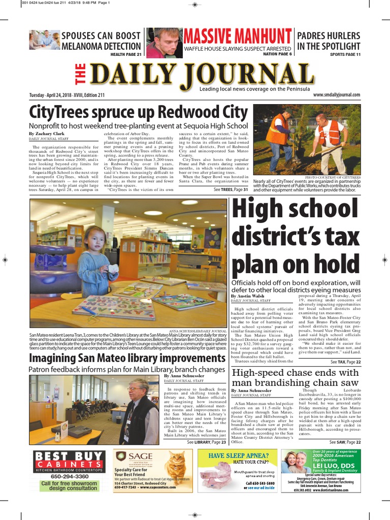 04-24-18 Edition | PDF | Sequoia Sempervirens | Nature