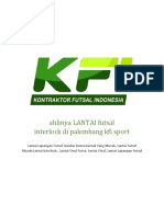 Ahlinya Lantai Futsal Interlock Di Palembang KFI Sport