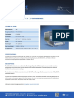 Product Information of Ld-3 Container: Technical Data