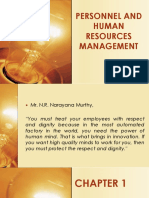 Personnel and Human Resources Management
