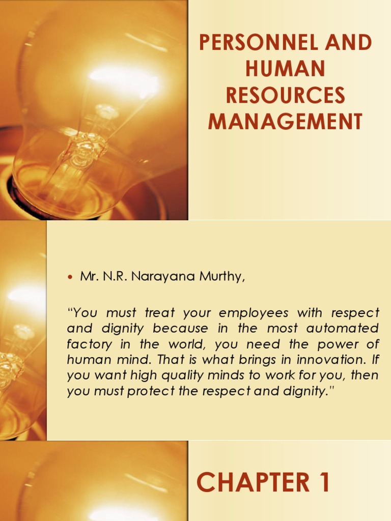Personnel and Human Resource Management | PDF | Human Resource ...