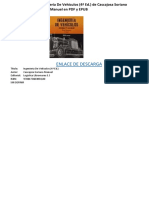 Ingenieria de Vehiculos (4 Ed) de Cascajosa Soriano Manuel PDF