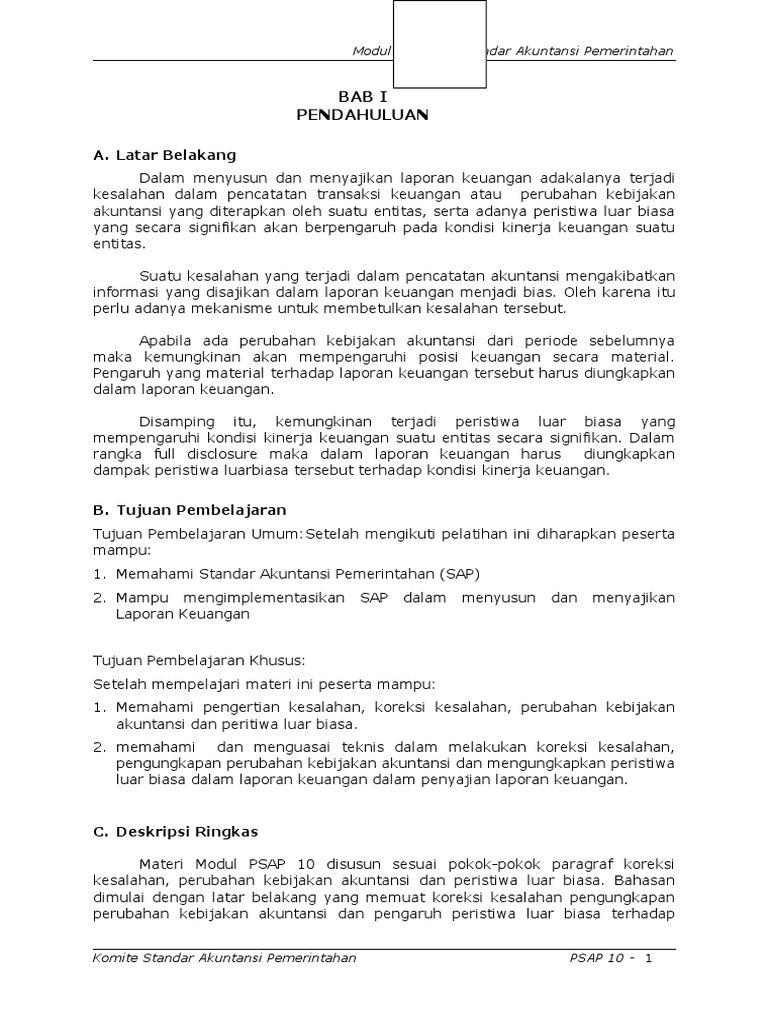 Psap 10 Contoh Soal Jurnal Doc
