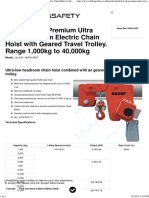 Ultra Low Headroom Electric Chain Hoist with Geared Travel Trolley. Range 1,000kg to 40,000kg.pdf