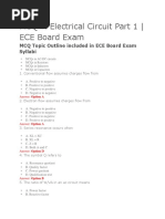 MCQ in Electrical Circuit Part 1 ECE BOARD EXAM