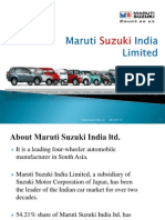 Maruti Suzuki A Complete Presentation