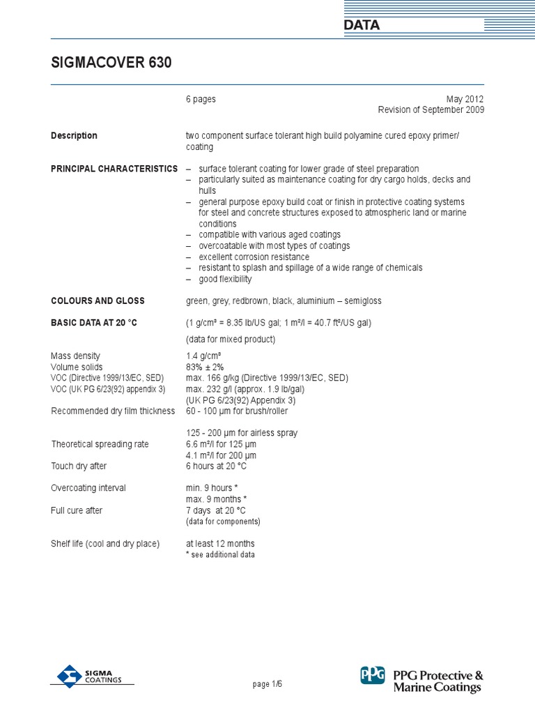 Sigma Marine Coatings Manual_Part58 Epoxy Corrosion