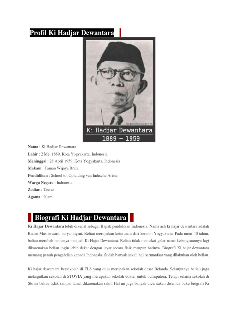 Download Buku Ki Hajar Dewantara Tentang Pendidikan Terkait Pendidikan