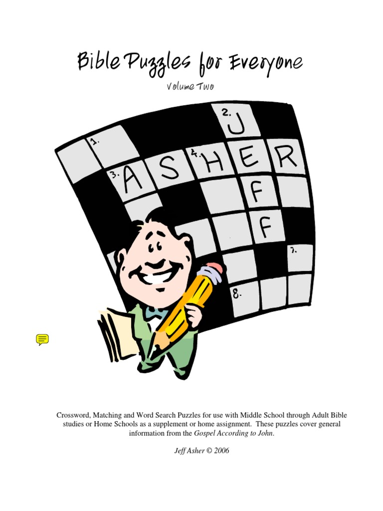 Bible Puzzles 02 PDF | PDF | Ministry Of Jesus | Samaria