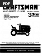 Download Craftsman MODEL NUMBER 917250520 Owners Manual by bullwinkle1054776 SN37725739 doc pdf