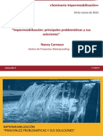 Impermeabilizacion Principales Problematicas y Sus Soluciones Nancy Soto Sika