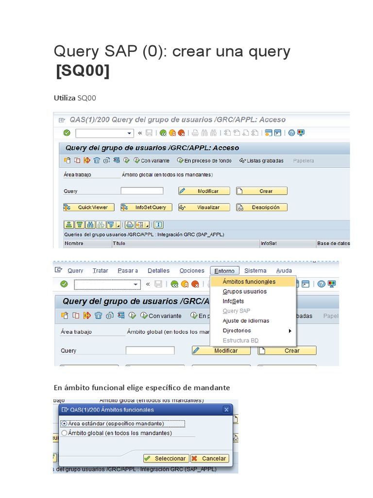 creaci-n-de-queries-en-sap-gu-a-sq00-sq03-pdf-tabla-base-de-datos