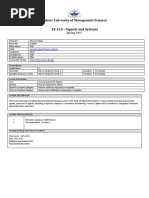 EE 310-Signals and Systems-Momin Uppal