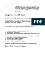 Inilah Penyebab Daging Tumbuh Di Sekitar Anus