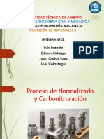 Normalizado y Carbonitruracion