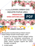 Pengolahan Limbah Gas Industri Pupuk Urea