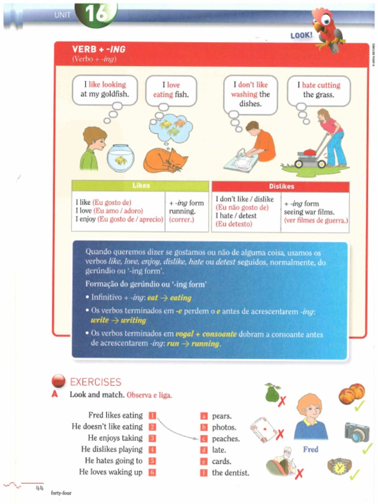 Likes and Dislikes - Ing Form PDF | PDF