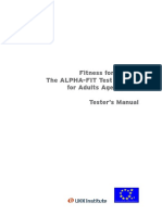 Fitness for health. ALPHA FIT test battery.pdf