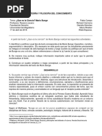 Teo y Filo, Que Es El Conocimiento