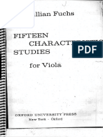 Viola - Lilian Fuchs 15 Estudos