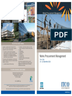 Works Procurement Management 2018