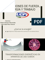 Aplicaciones de Fuerza, Energía y Trabajo