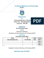 Bangladesh University of Business and Technology (BUBT) : Assignment