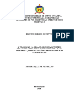 A Tradução Na Criação de Sinais-Termos Religiosos em Libras e Uma Proposta para Organização de Glossário Terminológico Semibilíngue