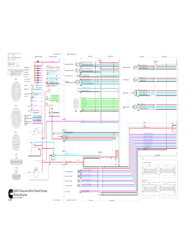 Wiring Diagram QSX15 GeneratorDrive Control System PDF