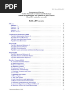 MSC Physics Syllabus - 2014 Cusat