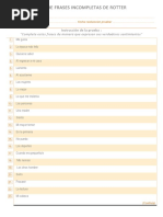 Protocolo Test de Frases Incompletas de Rotter