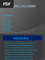 Download Project on T-shirt by Prashant Borborah SN37728595 doc pdf