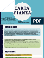 Exposición Carta Fianza PDF